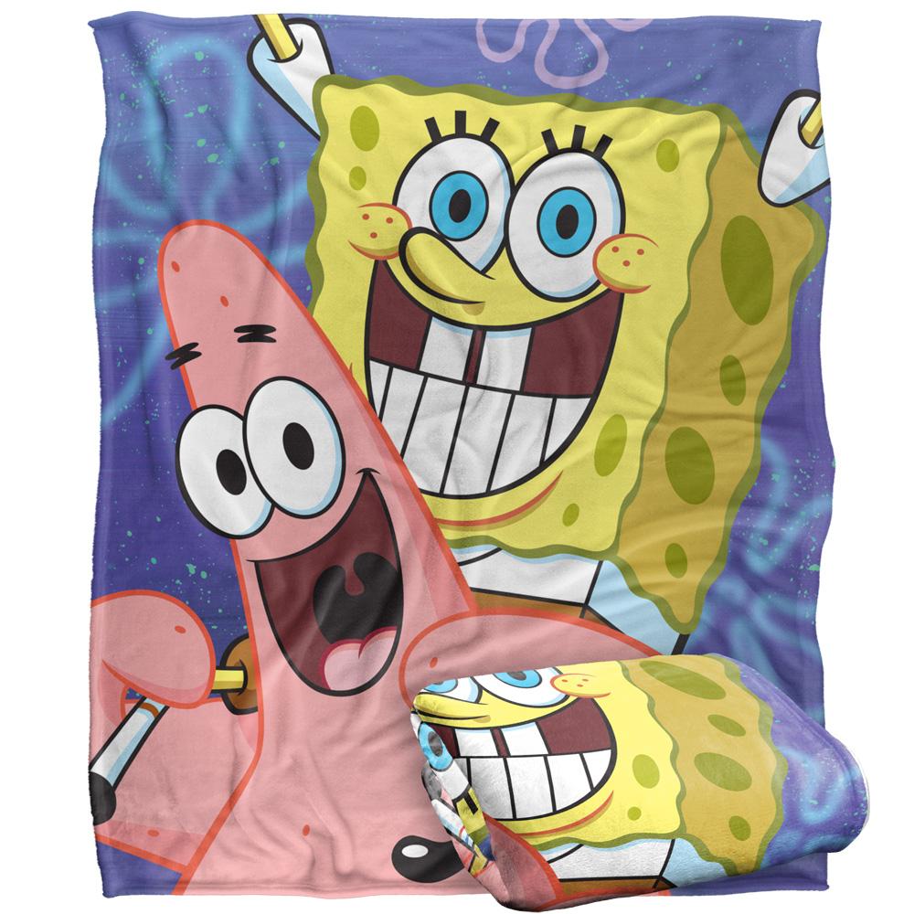 SpongeBob SquarePants Silky Cropped Patrick Star Supersoft Blanket
