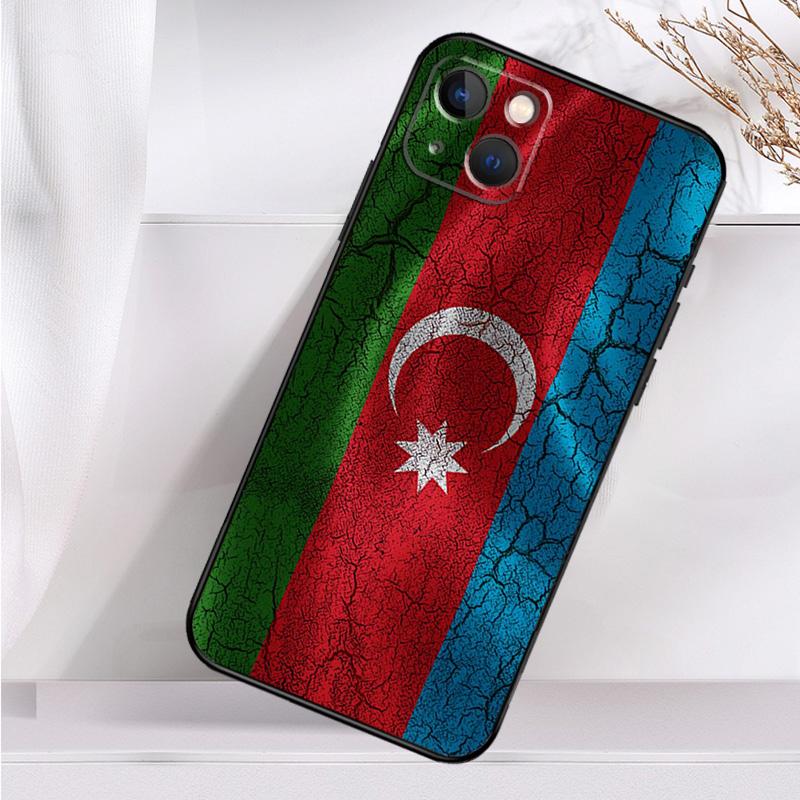 Azerbaijan Flag Phone Case For iPhone 16 15 14 13 12 11 Pro Max Mini X XR XS Max 7 8 Plus Back Cover