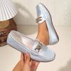Модные женские балетки Весенние с круглым носком Однотонные на мягкой подошве Плоские лоферы Осенние модные кроссовки Женская повседневная обувь Слипоны Мэри Джейн Женская