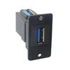Вертикальная панельная розетка USB 3.0 с установкой без инструментов. Быстрее, чем USB 2.0. Скрытая система управления кабелями для настольного ПК, AV-оборудования