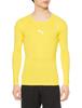 Компрессионное термобелье для футбола, влагоотводящее, быстросохнущее LIGA BASELAYER SS LS 658223 24 Цвет Кибержелтый XL Футболка Мужская Осень/Зима (06)