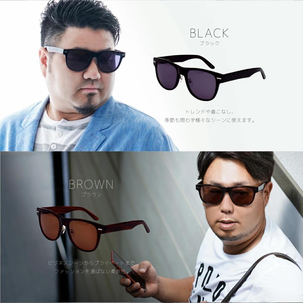 Большие УФ Большие [LANCETTI] Солнцезащитные очки, Размер, Мужские, Защита, Солнцезащитные очки, Черные, LS-K12-C1-58