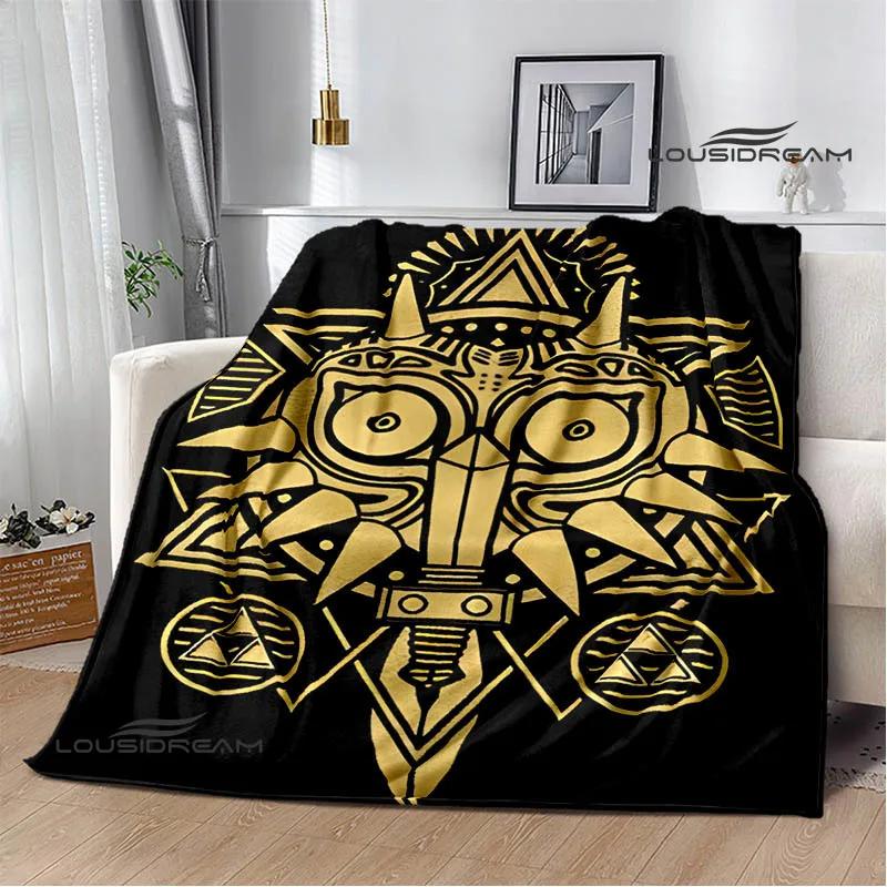 3D Z-Zeldas Cartoon blanket Warm Flannel blankets Soft and comfortable blanket Home Travel Blankets bed linings Birthday Gift