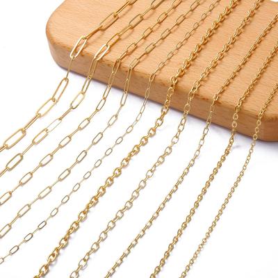 Медные крестообразные цепи для изготовления ювелирных изделий DIY Ожерелье Браслет Аксессуары для ножных браслетов