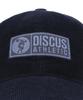 Кепка-шестиклинка из вельвета с логотипом DISCUS ATHLETIC, темно-синяя