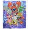 SpongeBob SquarePants Silky Characters Supersoft Blanket