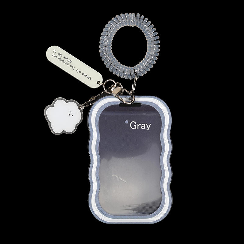 Креативный дизайн Kpop держатель для фотокарточек Прозрачный держатель для карточек Брелок для фото чехлы для автобусных карточек Чехол для студенческих карточек Защитник для фотографий