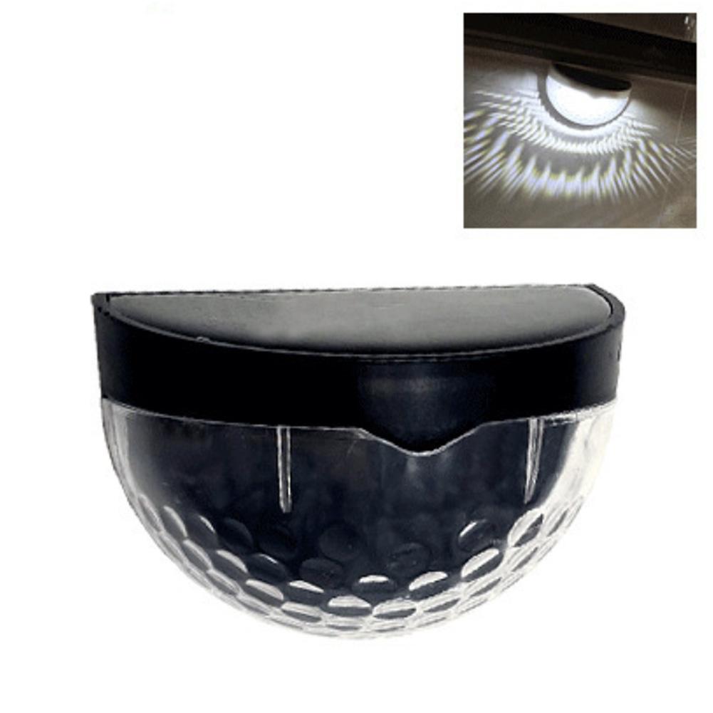 6 цветов солнечного света наружное освещение, центральное управление, индукционное украшение двора, солнечный настенный светильник, полукруглый светильник для лестницы