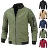 Spring And Youth Men's Stand Collar Zipper Casual Jacket Men's Coat