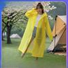 Non-disposable Raincoat Portable Rainproof One-piece Raincoat for Adult Travel