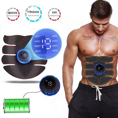 Массажер для мышц живота Фитнес ABS Патчи для тренировки рук Инструмент для упражнений для мышц USB-зарядка Дом Мужчины