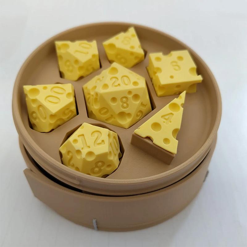 Кубики для сыра Портативные Кубики для сыра Креативные Настольные игры Аксессуары Набор коробок для кубиков Миниатюрные Удобные для переноски