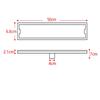 Customizable 4 Inch Stainless Steel SUS304 Concealed Invisible Tile Insert for Hotel Use-Long Linear Floor Drain for Bathroom