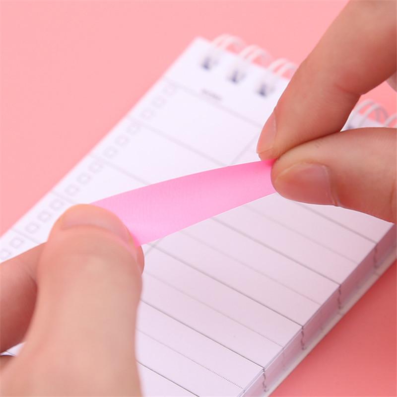 100/500/1000 шт. Разноцветные флуоресцентные наклейки Post It Закладки для книг Мемо-флажки Индексные листки Бумажные вкладки Post-it Липкие заметки