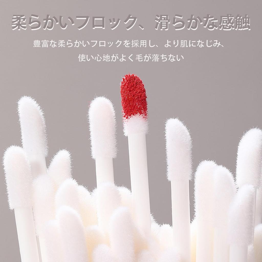 Аккерды из 100 Одноразовые Губы Полые для Губ Профессиональные Косметические Кисти 50 Штук/Набор Кисти, Стержни, Портативные, Одноразовые, Нанесение, Помада,