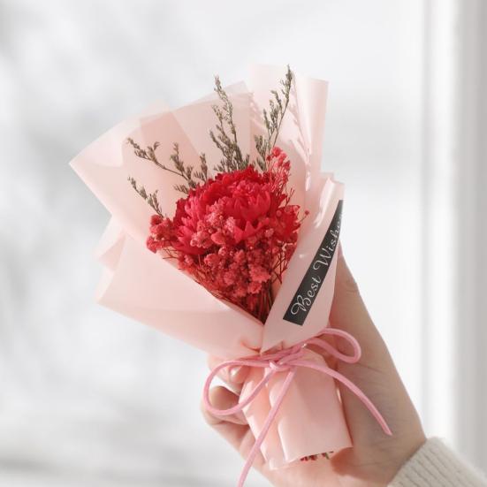 Мини-букет из искусственных мыльных цветов, композиция из искусственных гвоздик/подсолнухов и гипсофилы, подарки на День святого Валентина для женщин, лучшей подруги, девушки