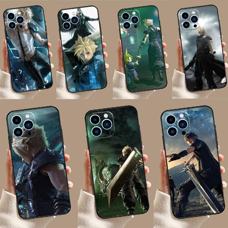 Final Fantasy VII Case For iPhone 17 Pro Max 16 15 14 12 11 13 Pro Max Plus 12 13 Mini 16e 17 Air Back Cover