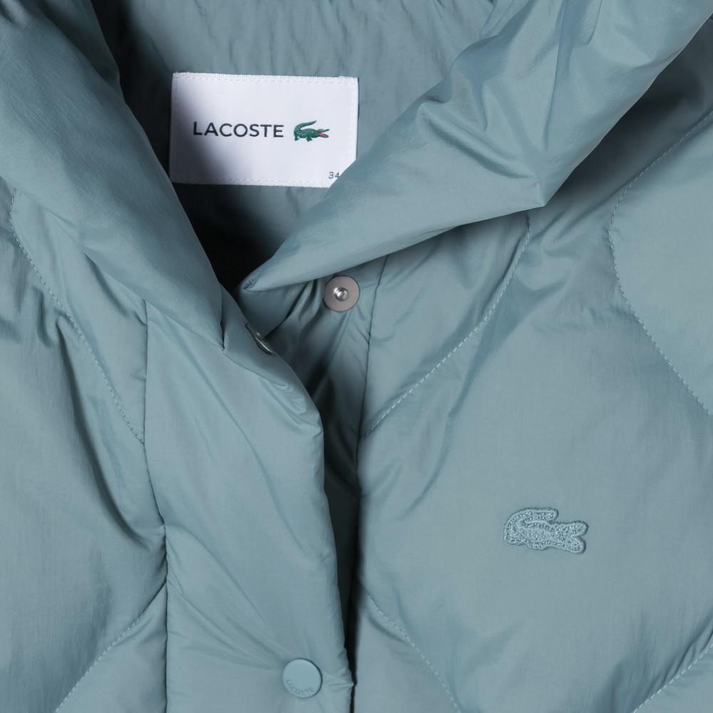 Lacoste Женский стеганый пуховый жилет с капюшоном BF521E-54NBMY