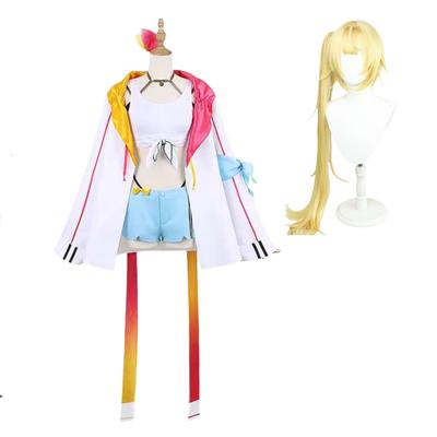 [COSSA] Косплей Хосикавы Сары с париком, Виртуальная Звезда Орихиме Половина, Хэллоуин, Школьный фестиваль (S)