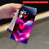 2DFlat Samsung phone case Glowing Heart Fusion Phone Case Applicable to Galaxy S23 S24 S25ULTRA S26 A12 A14 A15 A16 A54 A55