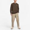 Nike Sportswear Swoosh Sweatshirt Asia Sizing 'Brown' Men's 623459-259