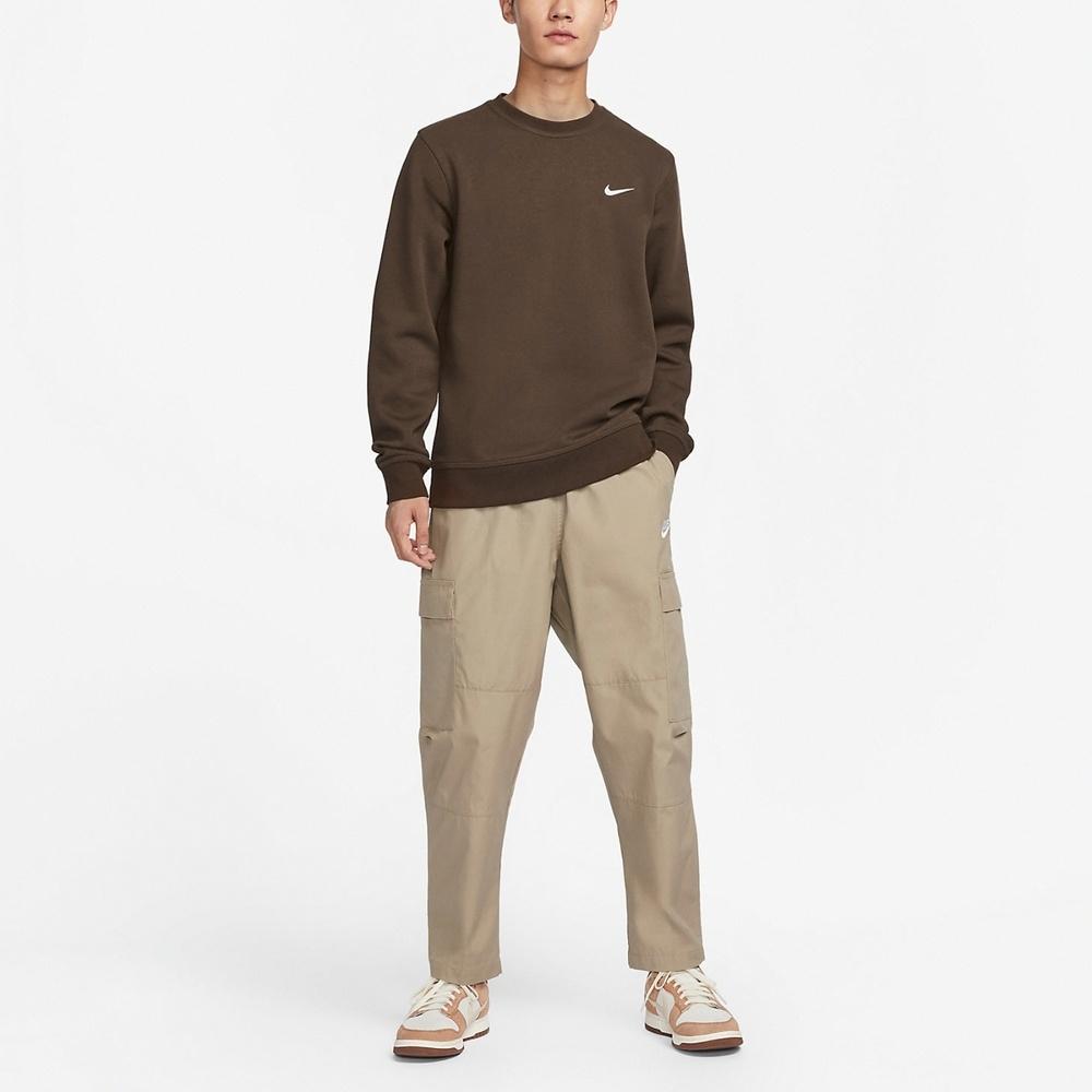 Nike Sportswear Swoosh Sweatshirt Asia Sizing 'Brown' Men's 623459-259