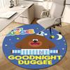1pc Hey Duggee1 Design Printed Area Round Carpet for Bedroom Living Room Home Decor Rugs Mat Non Slip Mat Rug for Bedside