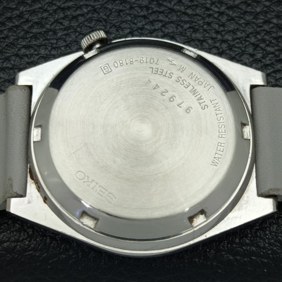 USED CLASSIC MENS SEIKO 5 JAPAN AUTOMATIC 7009A ORIGINAL DIAL WATCH A416122-2 R10621f-a416122