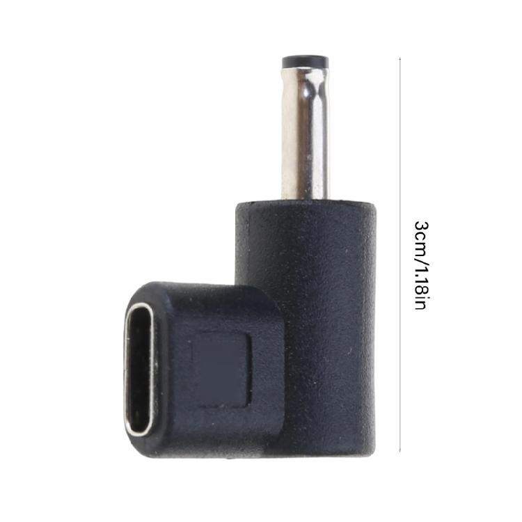 Адаптер USB C на 3,5x1,35 мм Адаптер USB C (мама) на 3,5x1,35 мм (папа) Замена для беспроводной камеры, светодиодной лампы, принтера, роутера