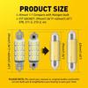 2/4Pcs C5W C10W LED Bulb Canbus 39mm 41mm 42mm LED Interior Reading Light Festoon Auto Dome License Plate Luggage Trunk Lamp