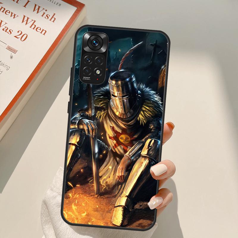Чехол Praise the Sun Dark Souls для Xiaomi Redmi Note 11 10 9 8 Pro Note 11S 10S 9S 8T K50 K40 9A 9C 10A 10C