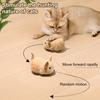 Electric Fake Rat Cat Toy Interactive Electronic Realistic Plush Mouse Toy Automatic Moving Kitten Self Play Exercise Toy for Indoor Cats