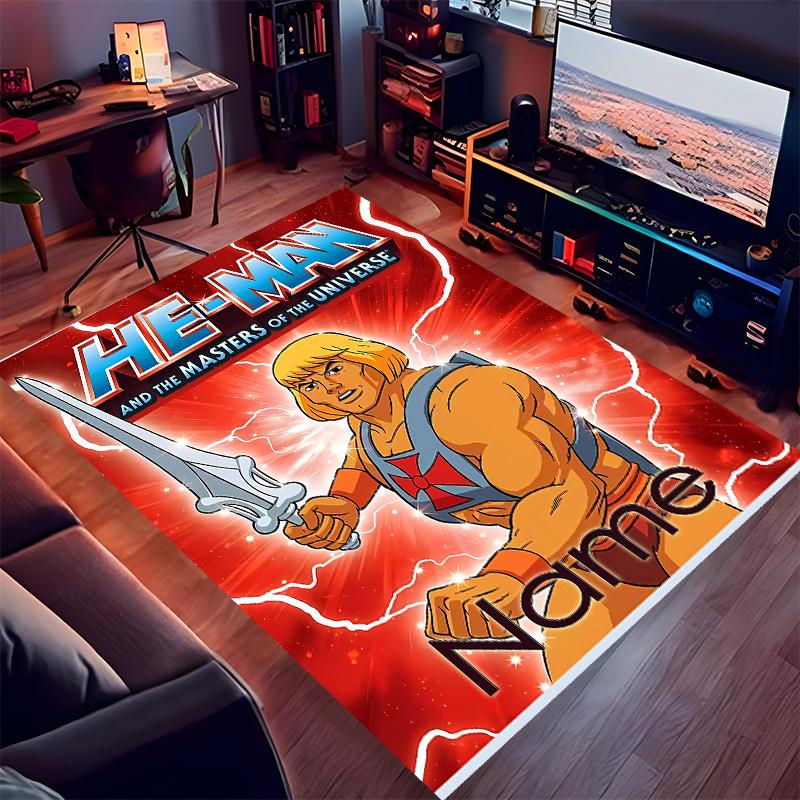 Custom personalization He-Man and the Masters of the Universe Print Area Rug - Soft, Washable Non-Slip Indoor Mat,Living Room,Home&Office Decorative R