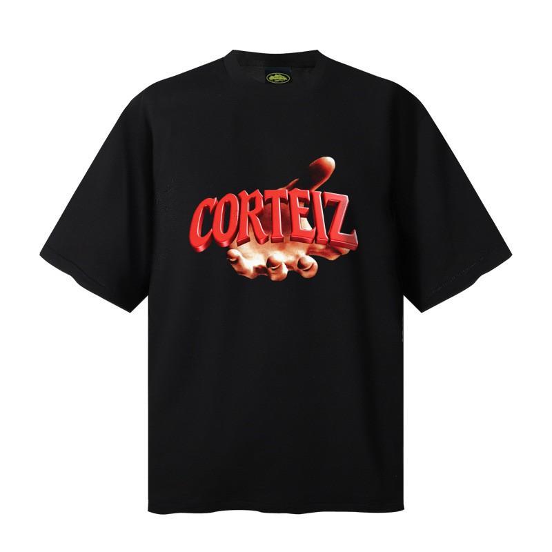 Corteiz Alcatraz Streetwear Heavyweight Cotton Tee Unisex Oversized Fit Casual Short Sleeve