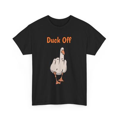 Забавная футболка Duck Off, Повседневная рубашка для любителей птиц, Юмористическая одежда, Причудливая мода