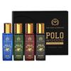 THE MAN COMPANY Специально подобранный подарочный набор духов для мужчин 4X20 мл - POLO WOODS COLLECTION | Премиальный стойкий аромат | Роскошная парфюмированная вода
