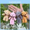 Charming Mini Bear Plush Toy Keychain Perfect Gift For Couples With Cute Color Variants