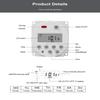 Programmable Programmer Rechargeable Battery CN101A Timer Switch Digital Timer Time Relay
