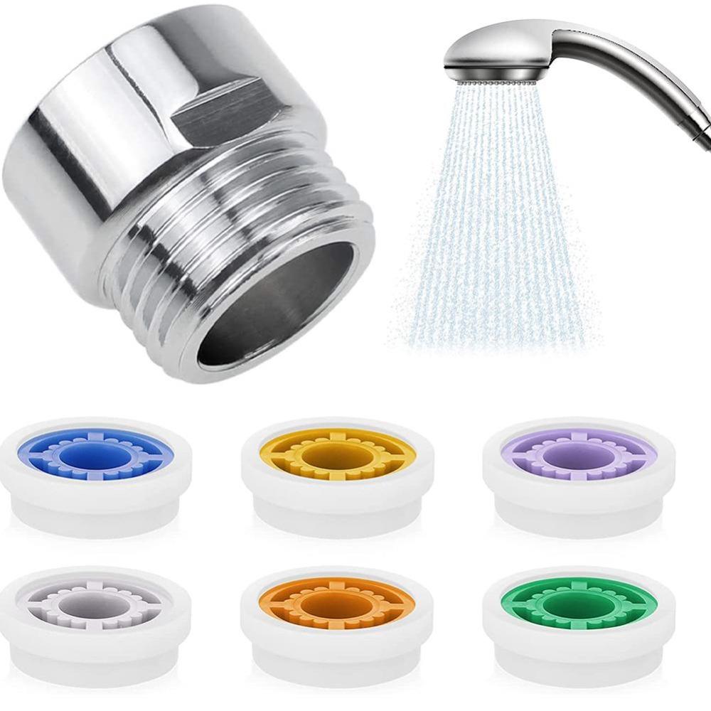 Colorful Water Flow Restrictor Plastic Flow Control Valve Shower Flow Limiter Kitchen Bathroom