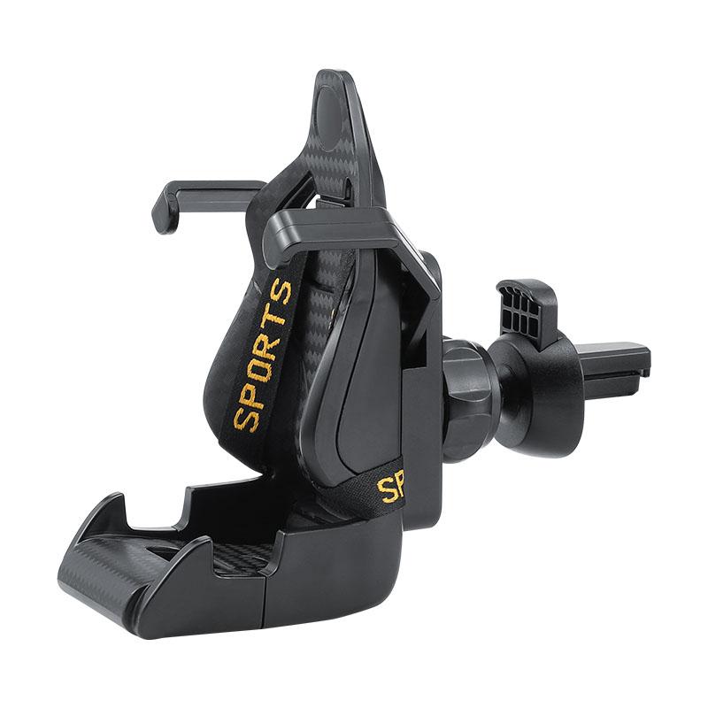 1 шт., держатель для телефона в виде гоночного сиденья, зажим для вентиляционного отверстия, подставка для мобильного телефона, кронштейн для смартфона, поддержка GPS в автомобиле для iPhone, Samsung Mi