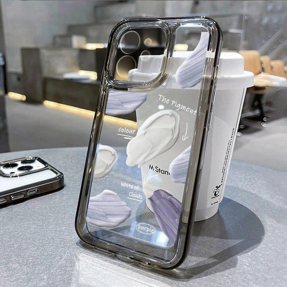 Flower Case For iPhone 11 Case iPhone 13 14 Pro Max 12 Pro XS Max 14 8 Plus XR SE Clear Shockproof Cover For iPhone 13 Pro Max