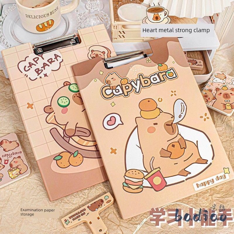 Paper Foldable Hard Base Plate Clip Capybara Vertical Version Test Paper
