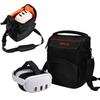 Совместим с Meta Quest Quest Pro Storage Case Carrying Case Vision 4 G2 4K Storage Case Protective Case Portable Backpack Противоударный Легко носить с собой