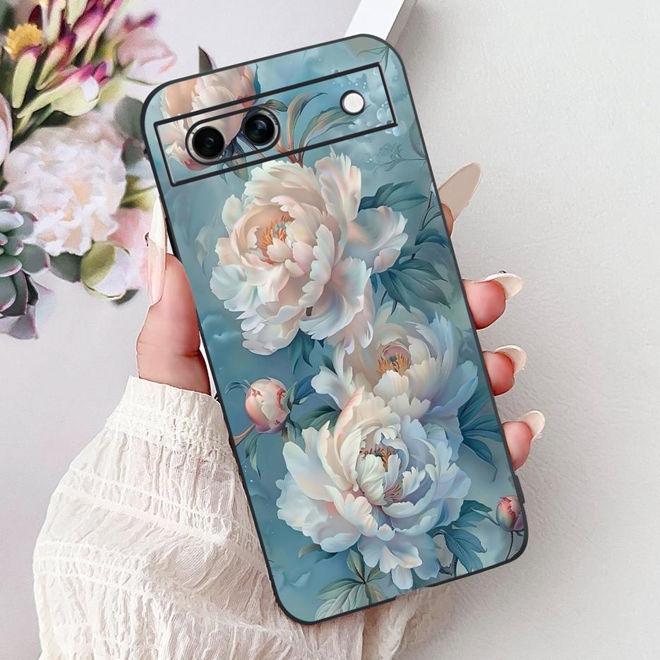 For Google Pixel 8A Case Pixel8 Pro Cute Cat Lion Painted Cover Soft TPU Phone Case For Google Pixel 8 Pro Pixel8A Fundas Bumper
