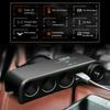 4 Way 12V 24V Multi Socket Автомобильный разветвитель прикуривателя USB-адаптер зарядного устройства