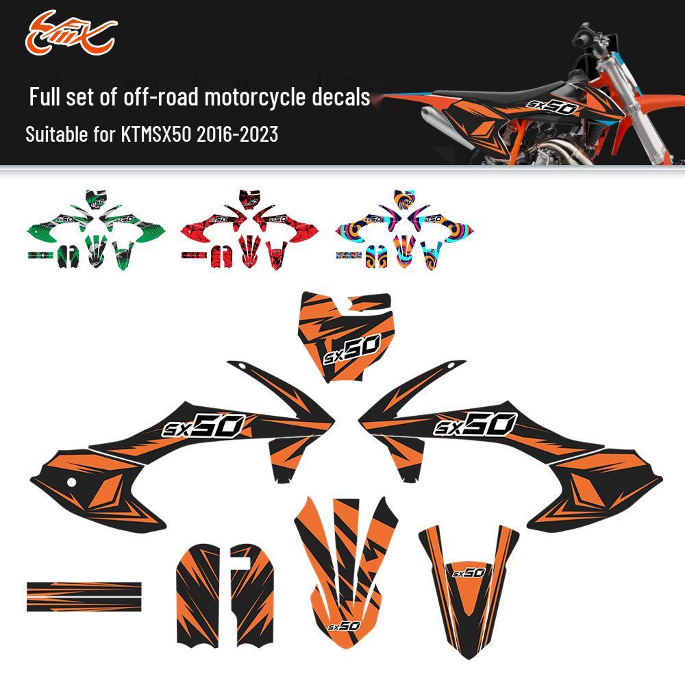 Водонепроницаемые Декоративные Наклейки для Мотоцикла KTM SX 50 2016-2023 Внедорожного