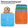 Pet Placemat Cat Dogs Lick Silicone Mat Slow Food Bowl Dog Feeder Supplies Training Pets Bathing Distraction #468810