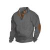 Autumn Men's Stand-Up Collar Pullover Loose Outdoor Jacquard Sweater