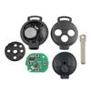 Blank Remote Key Compatible with SMART FORTWO 2007-2015 3 Buttons To Program