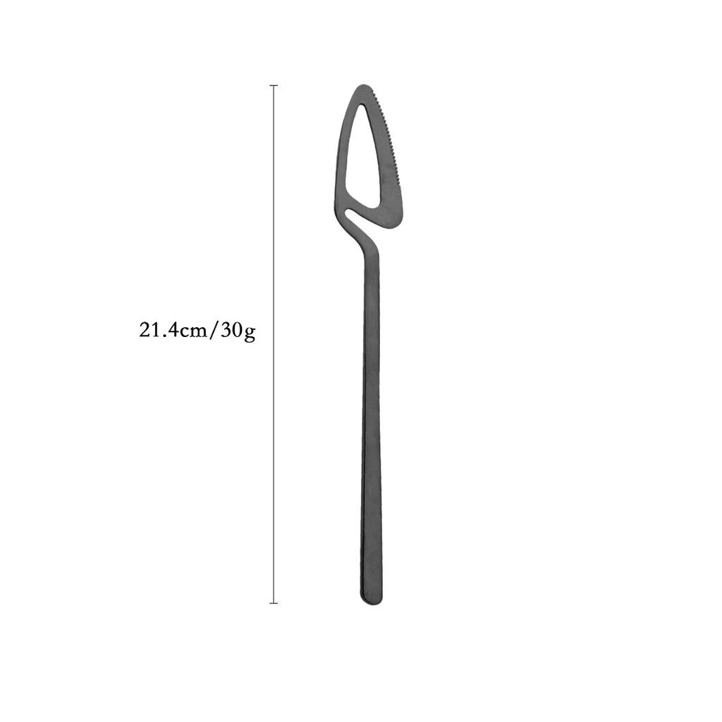 Creative Fashion Black Matte Cutlery Set Stainless Steel Dinnerware Set Knife Fruit Fork Spoon Dinner Set Kitchen Flatware Tableware Set